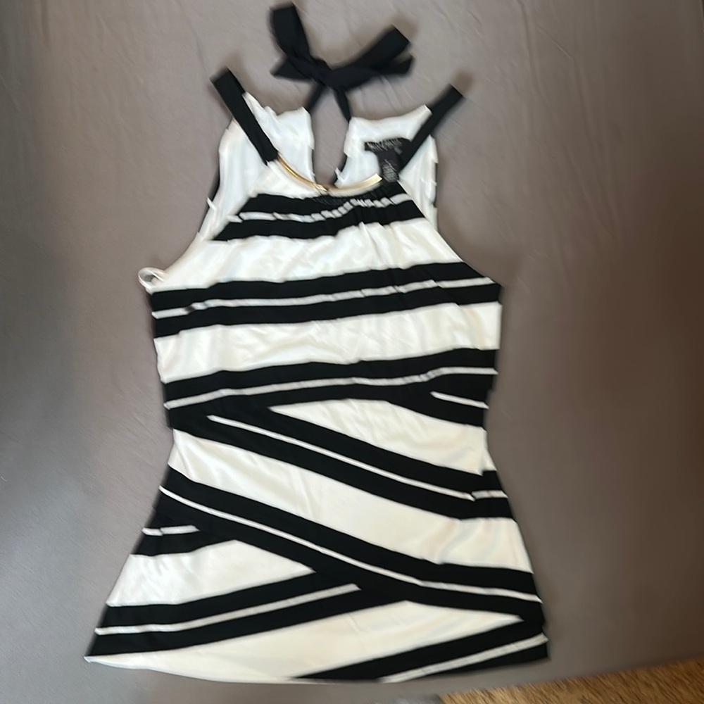 White House Black market with silver embellishment